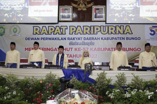 
 DPRD Bungo Gelar Paripurna dalam Rangka HUT Kabupaten Bungo ke 57