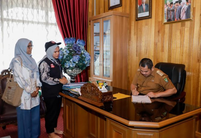 
 Coklit Serentak Se -Indonesia, Pantarlih datangi Kediaman Bupati Bungo