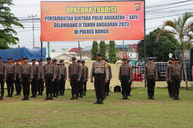 
 25 Personel Anggota Bintara Baru Siap Mengabdi di Bungo