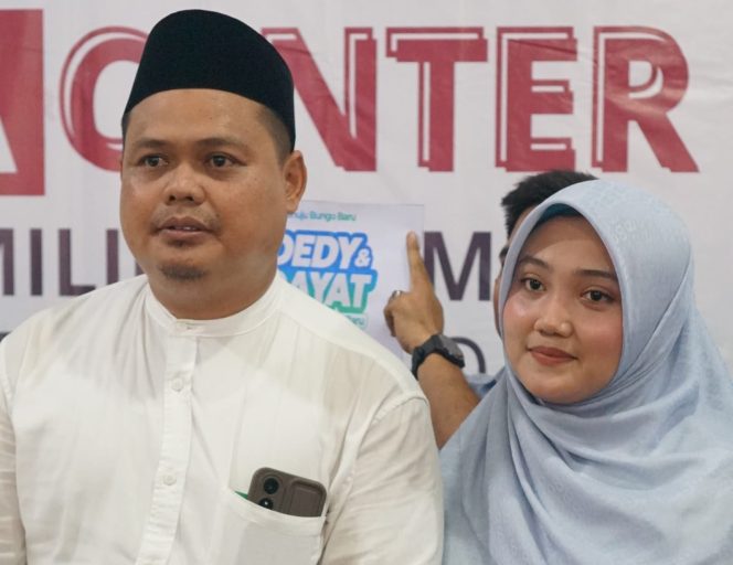 
 Ny Suci Ramadhani Isteri Cawabup 01 Ustadz Dayat yang Berdarah Pariaman