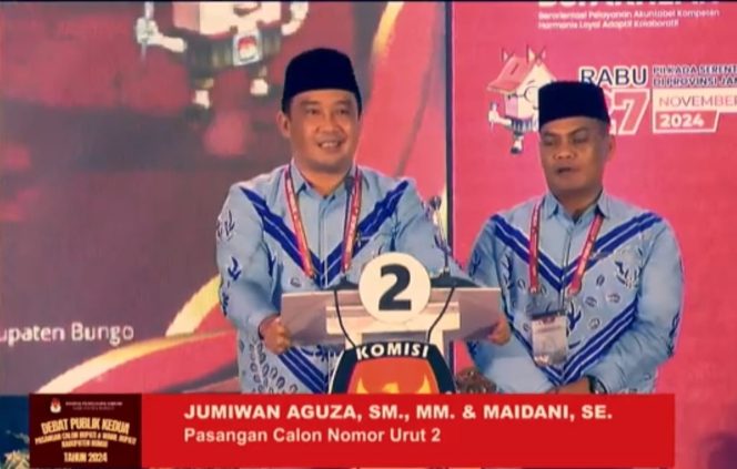 
 Jumiwan – Maidani Tampil Sangat Baik di Debat Kedua