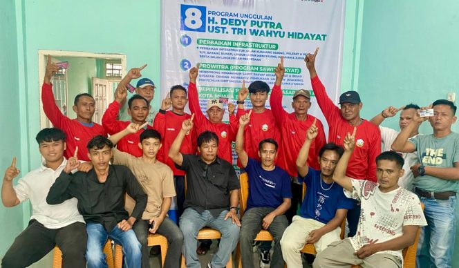
 Berbondong-Bondong Pindah ke 01, Giliran Pemuda Pancasila Kec Pelayang Alih Dukungan ke Dedy-Dayat