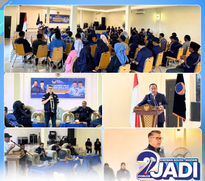 
 Hadir Dalam Rapat Konsolidasi, Syarif Fasha Ajak Kader Nasdem Menangkan Jumiwan Aguza – Maidani