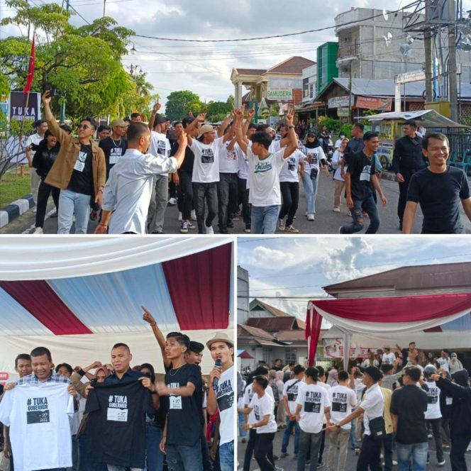 
 Gabungan Mahasiswa di Bungo gelar Gerakan Satu Hashtag “TUKA GUBERNUR”