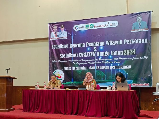 
 Wujudkan Bungo Terang, Dinas Perkim Bungo Sosialisasi dan Mantapkan Program SIPASTER