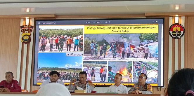 
 Polres Bungo gelar Press Release Pengungkapan Kasus Sepanjang Tahun 2024