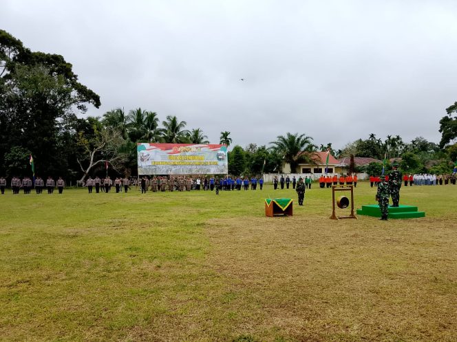 
 Sekda Drs. Teguh Arhadi Pimpin Upacara Pembukaan TMMD ke-123 Kodim 0416/Bute