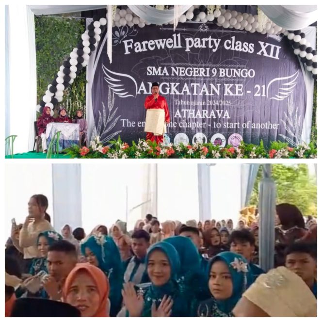 
 Farewell Party Class XII SMAN 9 Bungo Meriah, Kepsek : Semoga Anak-anak sukses di Jenjang Berikutnya