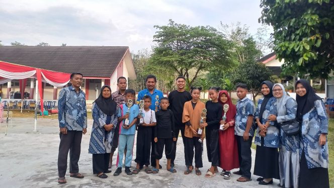 
 Kepala SDN 08 Rantau Duku Apresiasi Siswanya Antusias dan Samangat Ikuti Lomba O2SN