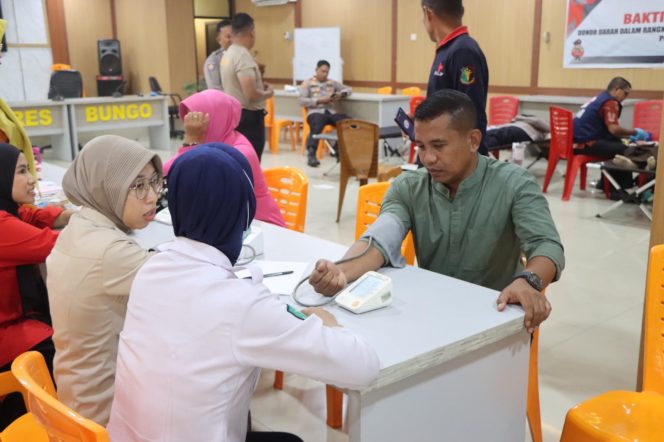 
 Polres Bungo gelar Bakti Sosial Donor Darah