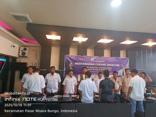 
 Liga Marisa Apresiasi Muscab SMSI Bungo: Momentum Perkuat Soliditas dan Profesionalisme Media