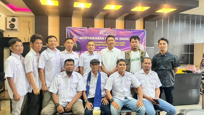 
 Terpilih Secara Aklamasi, Raden Beni Hidayat Kembali Nahkodai SMSI Kabupaten Bungo Periode 2026-2029