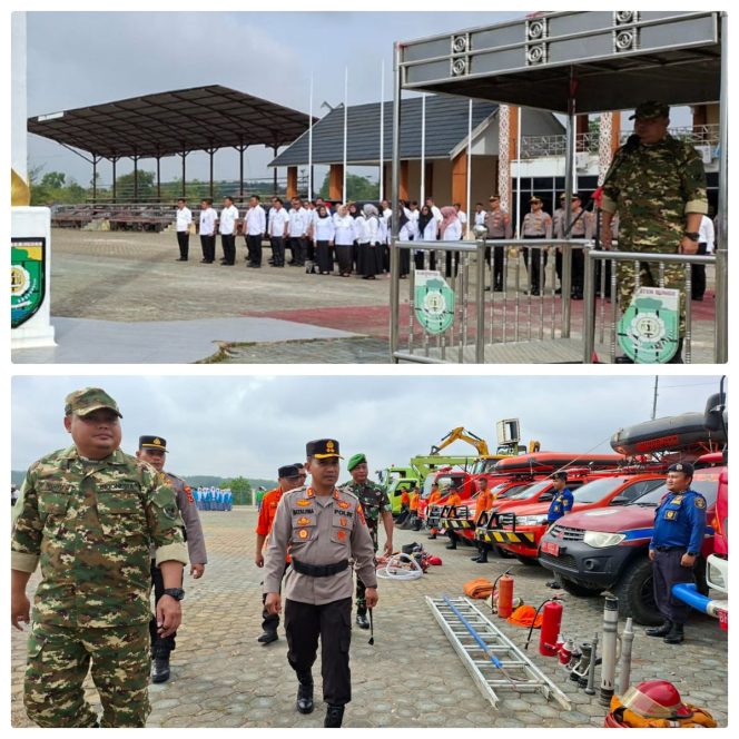 
 Pimpin Upacara Siaga Bencana, Wabup Bungo sebut Keselamatan Rakyat adalah Tugas Utama