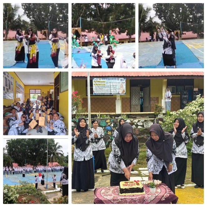 
 Keseruan Para Guru dalam rangkaian acara peringatan Hari Guru Nasional