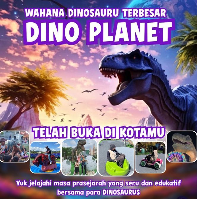 
 Segera Hadir! Wahana Edukasi Dinosaurus Terbesar di Kota Bungo