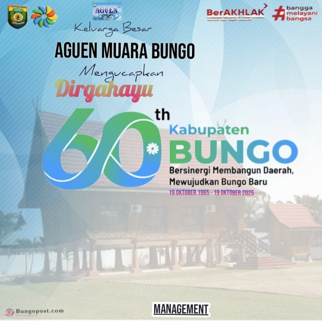 
 IKLAN UCAPAN HUT KABUPATEN BUNGO