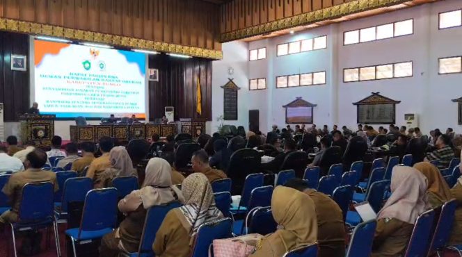 
 Paripurna Ranperda APBD 2026, DPRD Bungo Dengarkan Jawaban Pemerintah atas Pandangan Umum Fraksi