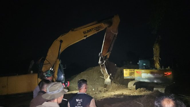 
 Dua Excavator Tambang Ilegal Diamankan oleh Satgas PETI