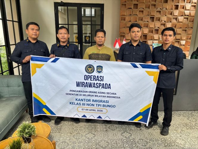 
 Operasi Wirawaspada, Pengawasan Orang Asing di Wilayah Kerja Kantor Imigrasi Bungo