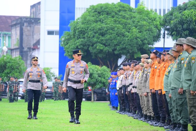 
 Apel Kesiapsiagaan Karhutla dan Pengendalian Massa, Kapolda Jambi Tekankan Respons Cepat dan Terukur