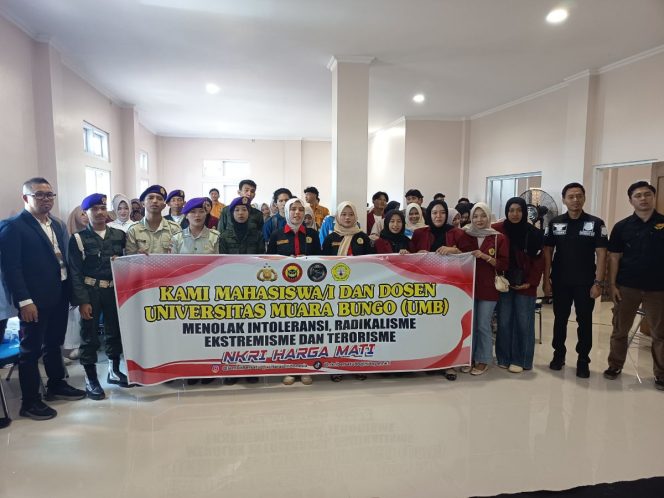 
 Kuliah Umum UMB Gandeng Densus 88: Dosen dan Mahasiswa Deklarasi Tolak Intoleransi hingga Terorisme