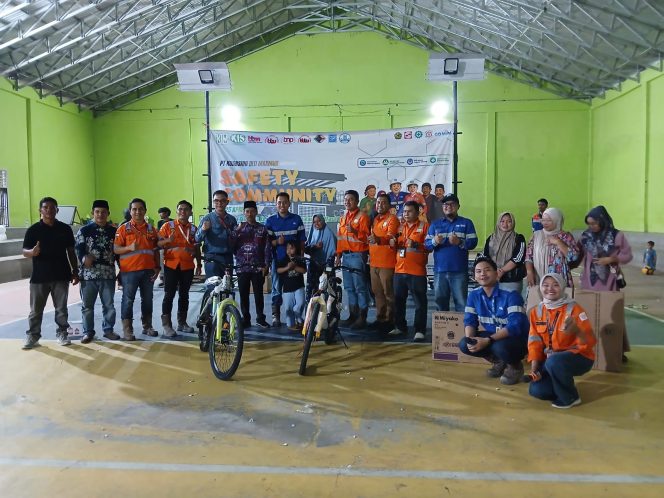 
 PT Kuansing Inti Makmur (KIM) dan Cipta Kridatama Gelar Edukasi Safety Community di Tanjung Belit