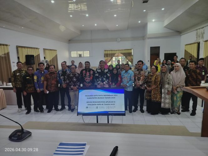 
 Pemkab Bungo Melalui Diskominfo Menggelar Rakor Progres SID dan Revisi e-Walidata SKPD RI Tahun 2025
