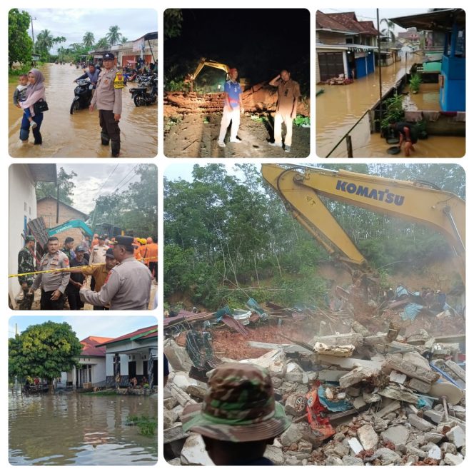
 Curah Hujan Tinggi Mengakibatkan Sejumlah Daerah di Kabupaten Bungo Dilanda Bencana Banjir dan Tanah Longsor