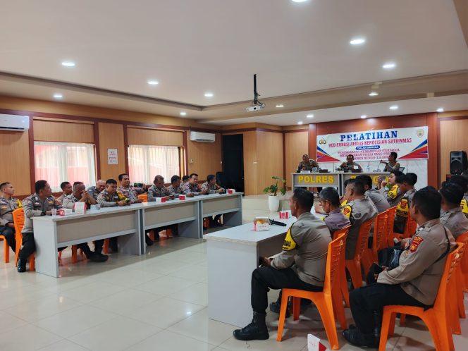 
 Satbinmas Polres Bungo Gelar Pelatihan Fungsi Teknis Binmas untuk Tingkatkan Profesionalisme Bhabinkamtibmas