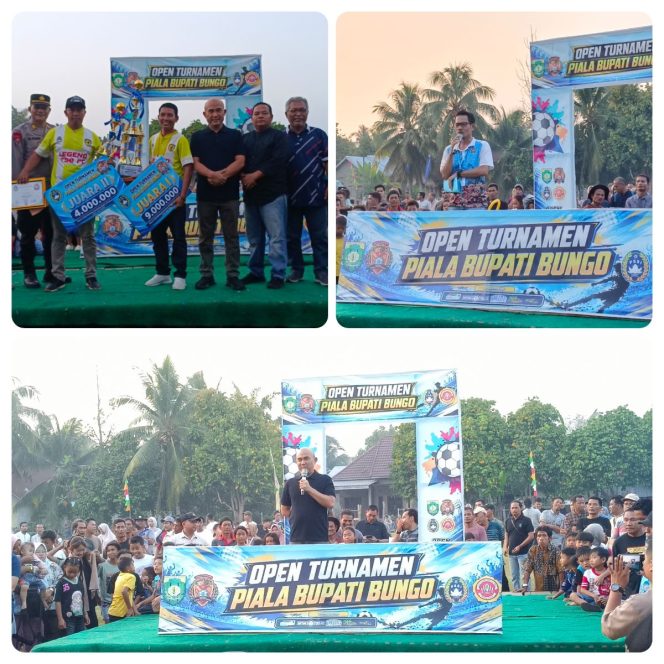 
 Turnamen Sepakbola Bupati Cup Dusun Lubuk Benteng Sukses Digelar, Sorak sorai Suporter di laga Final Menciptakan Atmosfer Luar Biasa