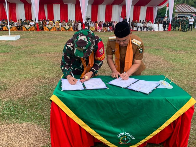 
 TMMD Ke-129 Resmi Dibuka, Dandim 0416/Bungo Tebo: Wujud Sinergi TNI, Pemerintah Daerah dan Masyarakat Bangun Desa