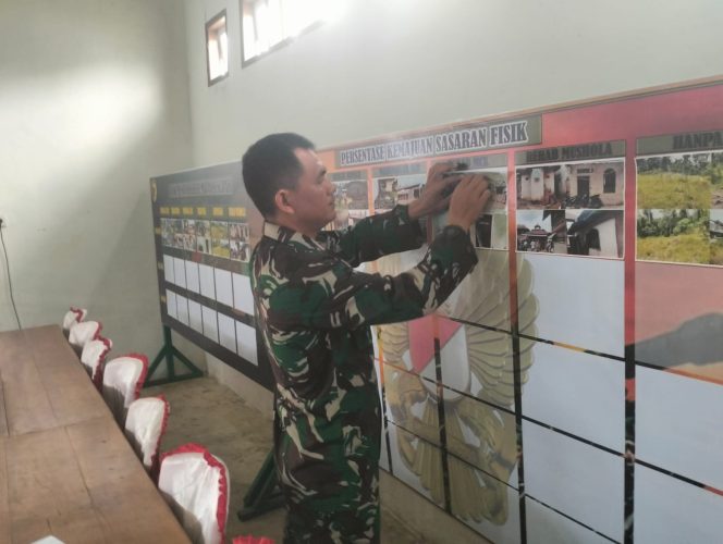 
 Posko TMMD di Kantor Camat Sajikan Berbagai Kegiatan Pelaksanaan