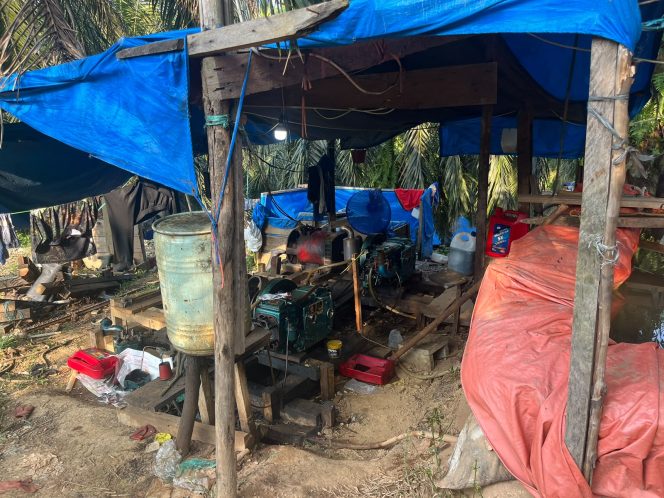 
 Enam Orang Pekerja Penambang Ilegal “Lubang Jarum” Diamankan Satreskrim Polres Bungo