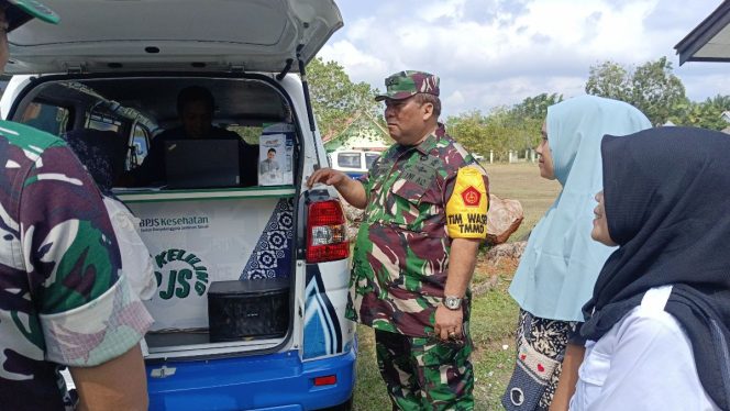 
 BPJS Kesehatan Keliling di Lokasi TMMD beri Kemudahan Berbagai Layanan Administrasi