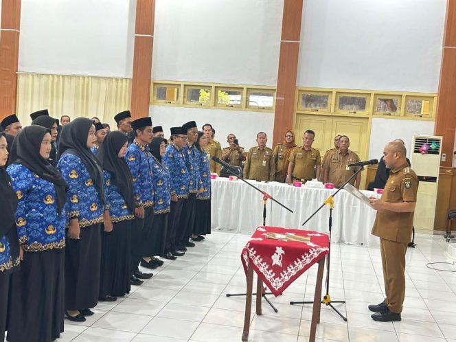 
 59 Kepala Sekolah Resmi Dilantik oleh Bupati Bungo