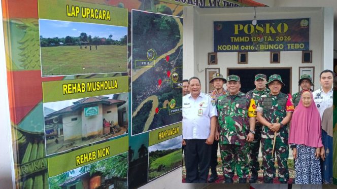 
 Keberadaan Posko TMMD untuk Sajikan Informasi