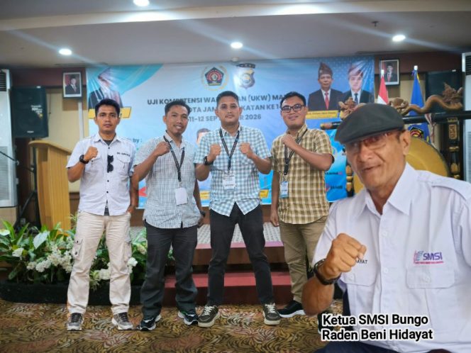 
 Ketua SMSI Bungo Berikan Apresiasi Tinggi  kepada Empat Wartawan Bungo Lulus UKW