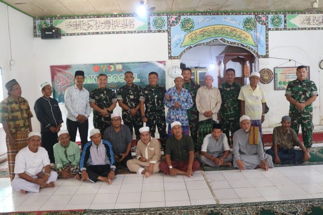 
 Sambut HUT ke-81 TNI, Kodim 0416/Bute Berbagi 200 Paket Sembako dan Tali Asih ke Panti Jompo dan Panti Asuhan