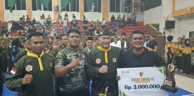 
 Tim Pencak Silat Kodim 0416/Bute Berhasil Meraih Juara Umum III