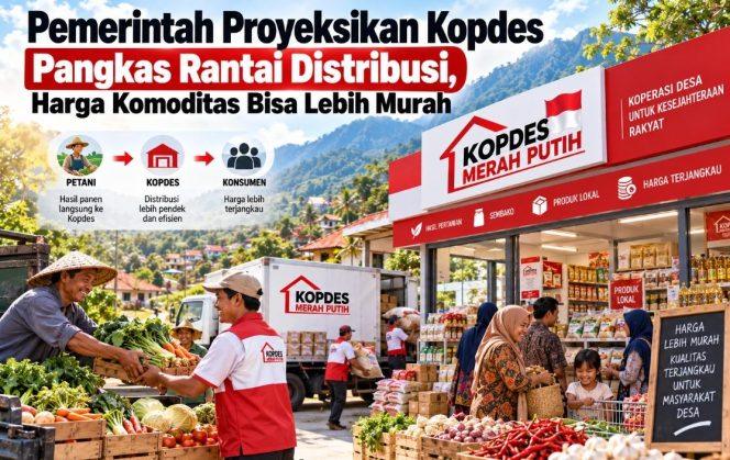 
 Pemerintah Proyeksikan Kopdes Pangkas Rantai Distribusi, Harga Komoditas Bisa Lebih Murah