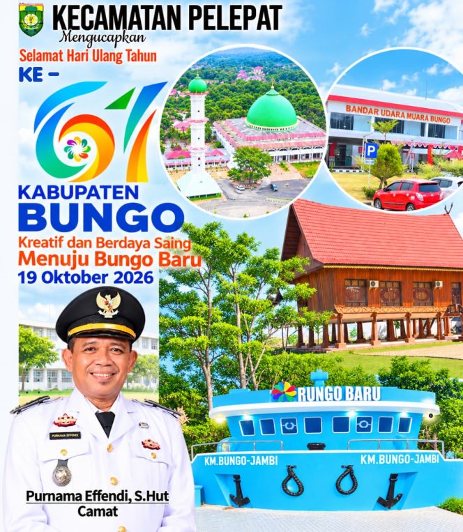 
 Iklan Ucapan HUT Bungo Kecamatan Pelepat