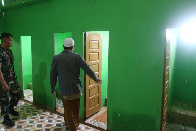 
 Asrama dan Kamar Mandi Putri Ponpes Hijratul Khair Kini Lebih Layak usai Direhab Kodim 0416/Bute